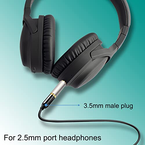 3.5mm Vrouw tot 2,5mm Mannelijke Adapter Hoofdtelefoon Converter Stereo Jack voor Smartphones Microfoon Tablets CD-speler MP3, 5Pcs 3 Ring 2.5mm Plug tot 3,5mm Jack 3