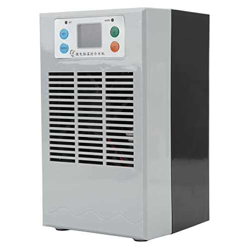 Elektrische waterverwarmer Chiller, Aquariumkoeler 70W Semiconductor koeling AC 100-240V 20L Intelligente temperatuurregeling voor Aquarium (EU-plug) Koeling, HVAC