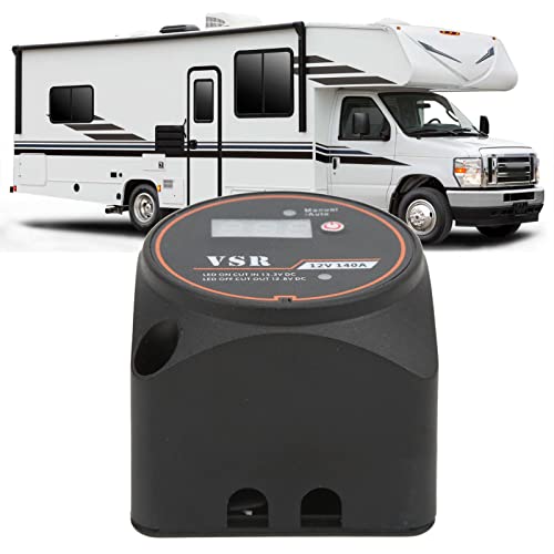 Spanningsgevoelige relais, DC 12V 140A Dubbele Batterij-Isolator IP67 Waterdichte Smart Batterij-Isolator voor ATV UTV RV 5