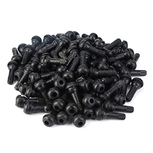 Auto Motorfiets Universele Vervanging Snap in Band Band Valve Rubber Snap-in Band Valve Fit voor Auto Motorfiets en Elektrische Voertuig 100pcs(TR413)