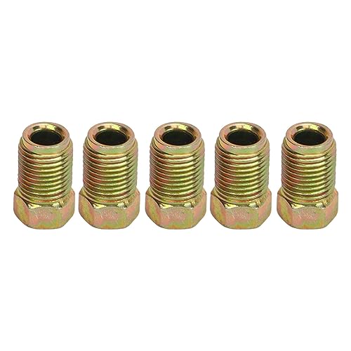 Stevige metalen remleidingen, 30 stuks, 3/8 inch 24 draad, Compatibel met 3/16 inch remleiding, betrouwbare remlijnaansluitingen