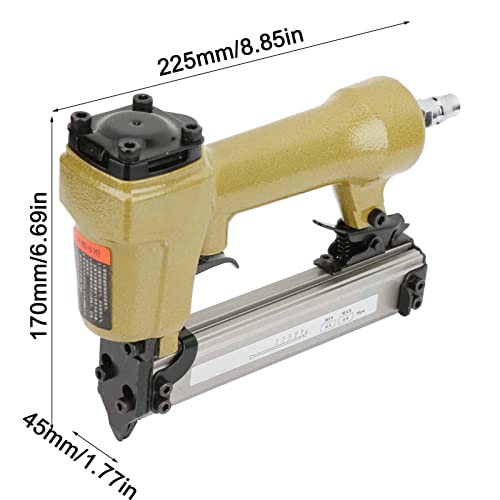 P625 Pneumatische Brad Nail Nagelpneumatisch Nail Nail Nail Air Heater met 100 Piece Bonding Nail Gun Staple Gun Fast Air Return Duurzaam voor, Standaard