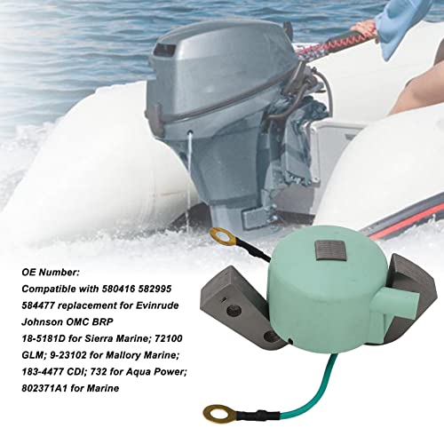 Buitenboordmotor ontsteking Coil Module Compatibel met Evinrude Johnson 1.5pk 2pk 3pk 4pk 5pk
