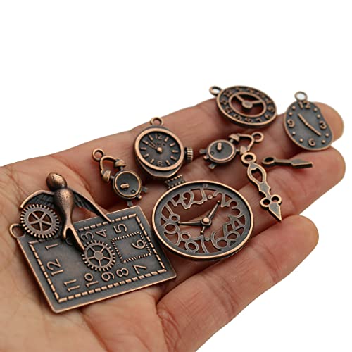 Steampunk metaal Gear Set klok Vintage Steampunk metalen hanger voor DIY Sieraden metaal geen edelsteen 3