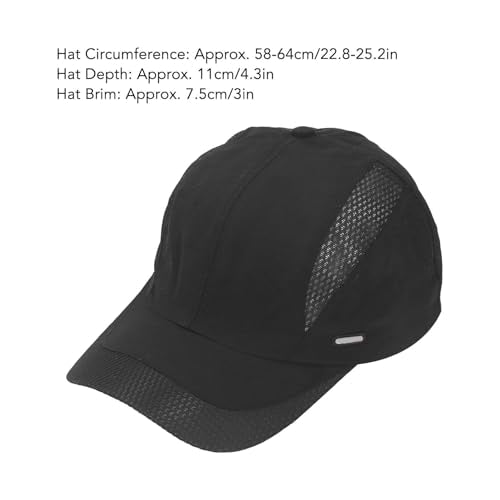 Anti-stralingskap met aanpassingsgesp, volledig zilvervezellijn EMF stralingsbeschermingskap, voor mobiele telefoons Computers signaaltorens, zwart 4