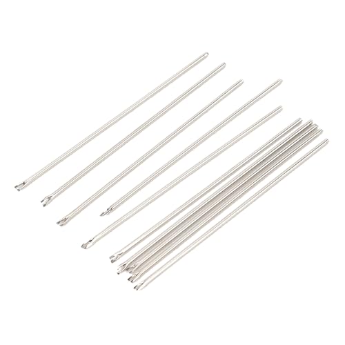 10 st Pop Haaruittrekkende Naalden, Pop Haar Naald Uprooting Tool, Pop Haar Breien Naald, Uprooting Naald voor Pop Making (0.8mm)