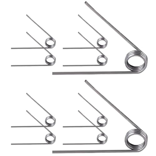 10 stuks Kleine torsieveren, Roestvrij stalen torsieveren, Draad Diameter 0,7mm, Buitendiameter 5mm, 3 Coils, Hoek 60 Degree