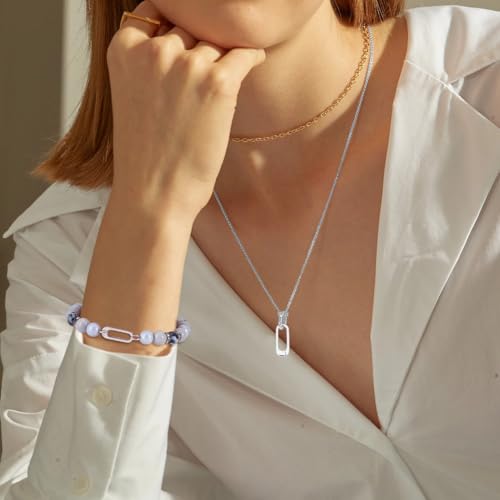 2st 925 Sterling Silver Spring Gate Ringen, 2 maten Oval Spring sluiting Metal Spring Rings Verbindingssluiting voor ketting, armbanden, enkelbanden, sieraden maken 5