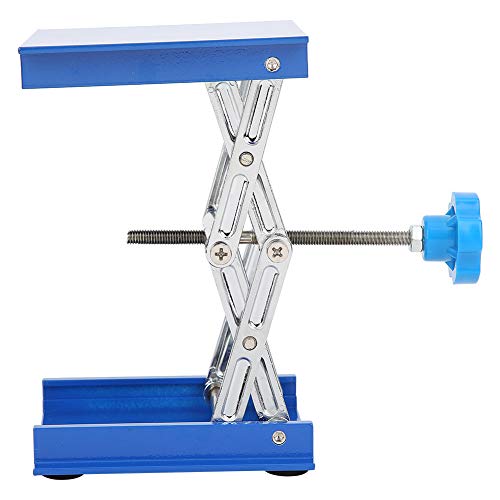 Tabellen Élévatrices de Laboratoire, Support de Plate-forme de Levage en aluminium pour labouratoire Bleu Plaqué Support de Levage de Laboratoire 100 x 100 x 40 mm (100 x 100 x 40 mm) 5