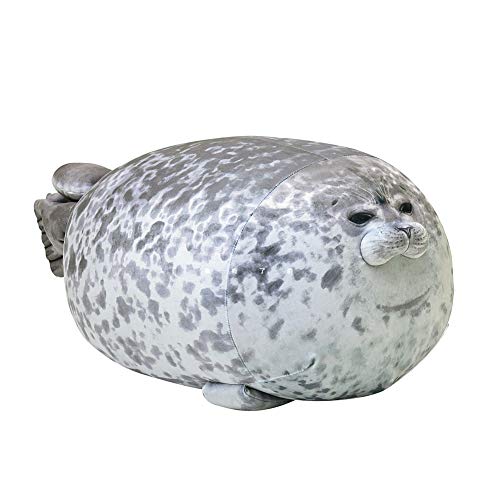 Seal Plush Animal, 30 cm Zegel, Gevuld Dierenkussen, Leuke Dierenpop, Fluffy Knuffelspeelgoed, Leuke Cartoon Seal Kussen, Gevuld Plush Knuffelkussen, Speelgoed, Cadeau