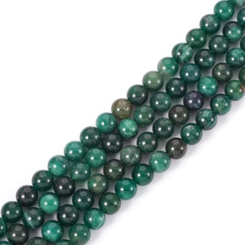49st Natuurlijke Smaragd Kwarts Kralen Strands 8.5mm Ronde Real Edelsteen Spacer kralen energie stenen kralen voor sieraden maken armbanden ketting oorbellen