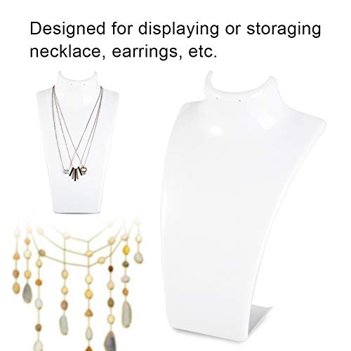 Sieraden Stand, oorbellenhouder, Mannequin, Bust Stand, 3 Kleuren sieraden Stand, Sieraden voor ketting oorbellen (Witte) 5