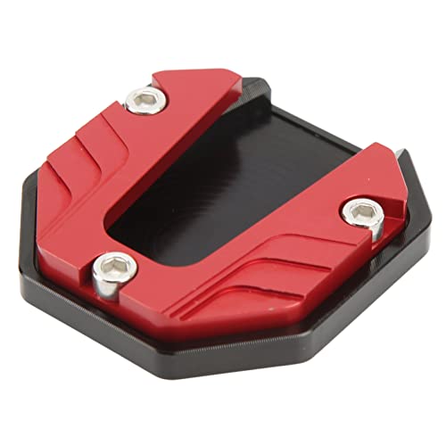 Motorfiets Side Stand Plate Pad Hoge sterkte Kick C Ressie VerenMotorfiets Foot Side Stand Support Plate Motorcycle Extender Foot Side Stand (Rode)
