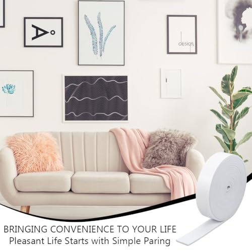 500x4cm Vilt Zelfklevende Stof, Witte Zelfklevende Viltstof Zelfklevende vilten pads voor hardhouten vloeren, stoel Wandbeschermer, 5mm dik 5