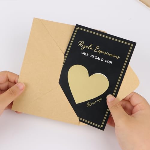 6 stuks kraskaarten te geven als een geschenk Experimentencias als een geschenk POR Spaans 4