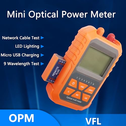 Fiber Optic Power Meter FC/SC/ST Portable Network Kabel Tester met Universele Interface 2MW Visual Fault Detector LED Verlichting