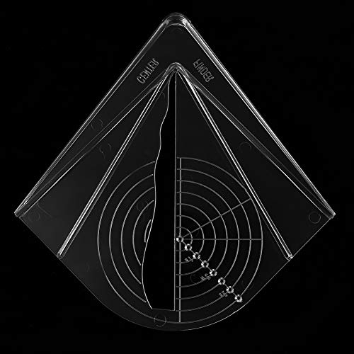 Middenzoeker, snel vinden het exacte centrum van vierkanten, ronde, achthoekige en zeshoekige houtbewerking gereedschap voor maximaal 20 cm, praktische meting en