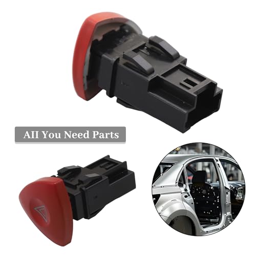 Verkeerwaarschuwingsknop, vervanging noodlichtschakelaar voor Laguna MK2/MK4 Vivaro, 4-polige noodlichtschakelaar 8200442724