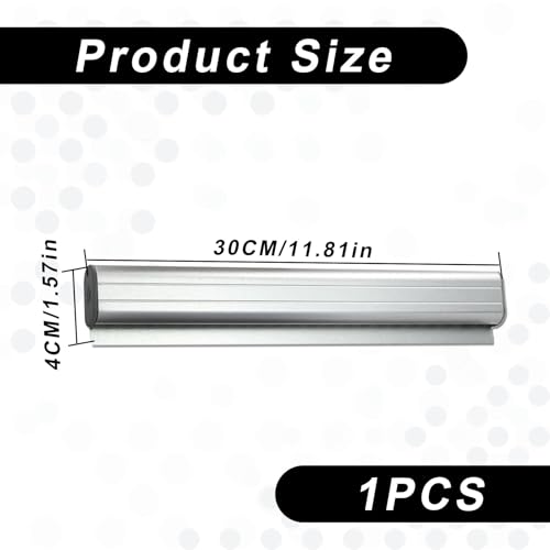 30cm Bonrail,Bonbar Gastronomie,Bonhalter Gastronomie, Zelfklevende Aluminium Bestelhouder,Clamp List Note Holder,Gastronomie Ontvangsthouder, Voor Bestellingen houden,Bar,Office,Kitchen Ticket,Bestel