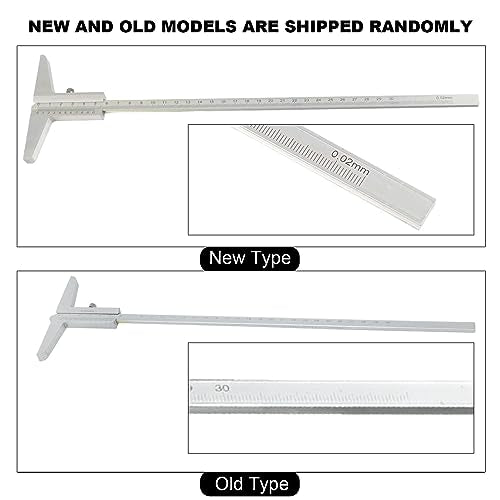 Metalen Diepte Kaliper Metrische Diepte Liniaal Meetinstrument 0.03mm Nauwkeurigheid Legering Staal voor Ingenieur 300m m 4