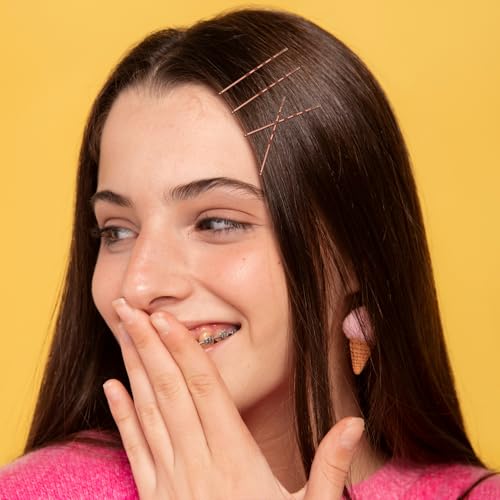 300 Stuks Bobby Pins Kit - 100 Bruin, 100 Haarspeldjes voor vrouwen, 100 Heldere Elastische Haarbanden, U-Shaped Pins voor Buns met Opbergbox 5cm/6cm/7cm 4