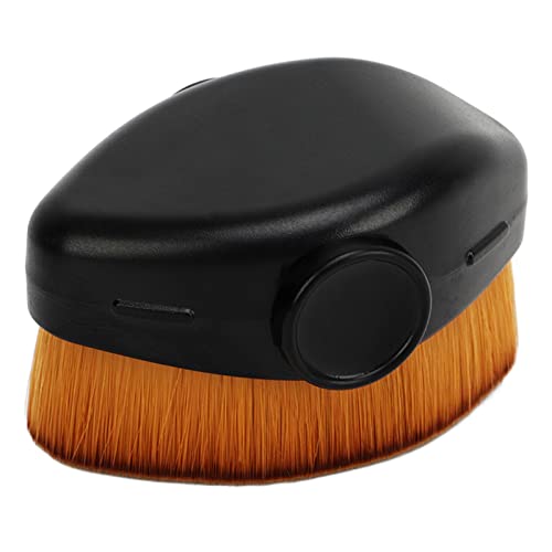 Nagelstof borstel Draagbare make-up borstel Multifunctioneel Nagel Dust Powder Cleaning Brush voor Manicure Makeup (zwart)