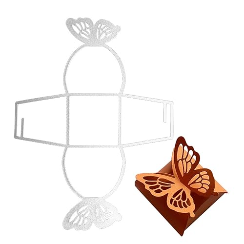 3D Butterfly Paper Box Butterfly Box Metal Cutting Die Embossing Template Scrapbook Cutting Die Stencils voor bruiloft verjaardag geschenk verpakking dozen chocolade houders