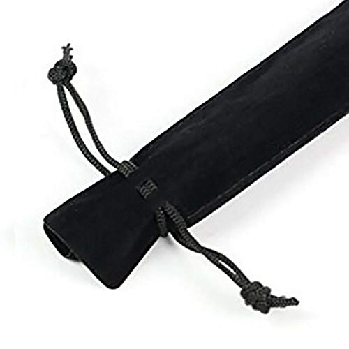 Pen Pouch, Velvet Pen Pouch Vierkante Zwart Niet gemakkelijk Dirty Pouch voor Pen, Potlood, Ballpoint Pen, Zwart, modern