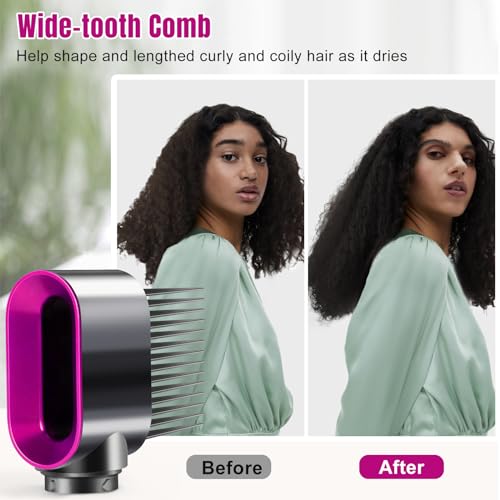 Voor-styling drogerbijlage Nozzle met Comb voor Dyson Airwrap Styler HS01 HS05 Draaiende Curly Barrels Hair Styler Accessoires 3