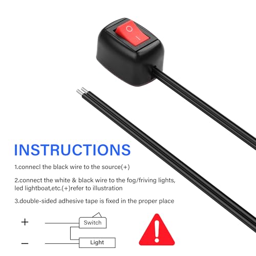 Plakken Type Switch, 2 stuks, EIN/AUS, DC 12V, Universal Type Vrijstaande, Zelf veranderende neplamp Flasher, Neon Light, LED Lichtschakelaar 4