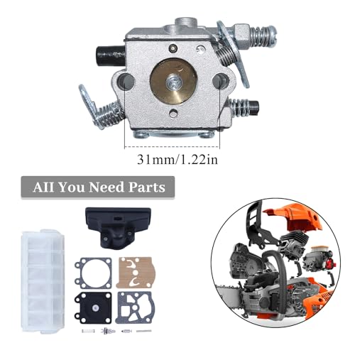 Carburator Air Filter Carb Reparatie Kit voor STIHL 021 023 025 MS210 MS230 MS250 MS 210 230 250 kettingzaag Vervangingsonderdelen