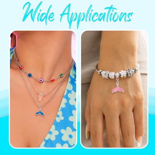 Fishtail Dangle Charms Fishtail oorbellen bengelen Charms voor DIY oorbellen ketting sieraden maken 3