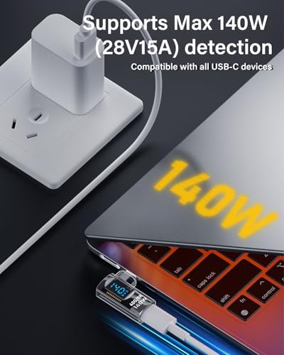 40Gbps USB C Adapter ondersteunt Max 140W Detection USB C Digital Weergave Rechthoek type C Man naar vrouwelijke adapter 8k@60Hz Snelle opladen en gegevensoverdracht voor type-C apparaten-2PCs