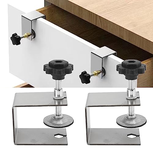Lade Front Installatie Klemmen 2 st Professionele Eenvoudige aanpassing Lade Front Installatie Bevestiging Klem Lade Front Montage Clips Cabinet Hardware Jig voor houtbewerking 5