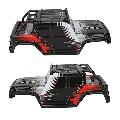 RC Car Body Shell, lange duur RC Car Body Shell Frame Remote Control Car Body Cover Geschikt voor SCY 16103PRO 1/16 RC Car (Rode)