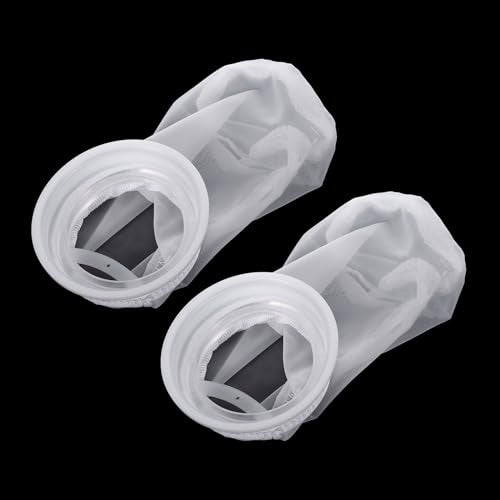 4" IBC Lid Filter 2 Pack 210mm Long Wasbaar Nylon Fine Mesh Filter IBC Tank Container Accessoires voor regenwater Tank Regen Tank Ton Barrel Cover 5