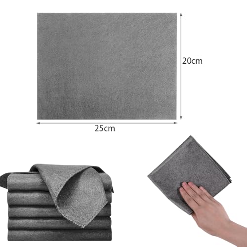 4Stuks Verdikte Schoonmaak Kleding Mini Maat Reiniging Kleding Super Soft Streak Gratis Herbruikbare Schoonmaak Kleding Microfiber Schoonmaak Kleding voor stoffen Keuken Auto Home Glazen raam