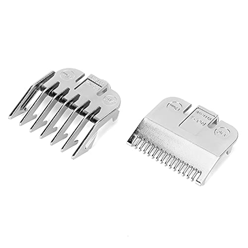 Universele clipper bevestigingskam voor professionele roestvrijstalen snijgeleiding 1,5 mm + 4,5 mm(Electroprating silver)