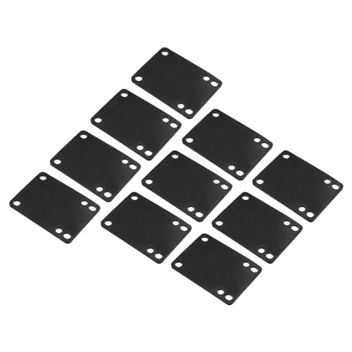 1/8" Skateboard Riser Pads, 10 Pack PU 3x2 Skateboard Riser Pads Hoekige Wedge Shock Pads voor Skateboard Truck, Zwart