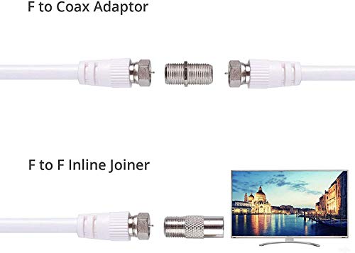 2-weg TV radio, F plug, adapter, kabel, antenne, distributeur, SAT splitter, metaal TV distributeur incl. adapter + 2 x kabel + 2 x F-stekker op coaxiale stekker + 3 x F-connector aan 5