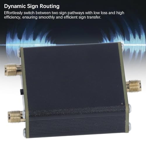 RF-schakelmodule, Hoogfrequent Metaal met Laag Verlies, Handmatige RF-schakelaar DC 500 MHz, Eenvoudig Schakelen Tussen Antenneschakeling, RF-schakeling met Laag Verlies voor 3
