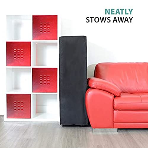 Zwart Portable Folding Bed Cover Meubels Stofdichte Beschermhoes voor binnen en buiten Opvouwbare Bed Opberghoes(102 * 33 * 104cm) 3