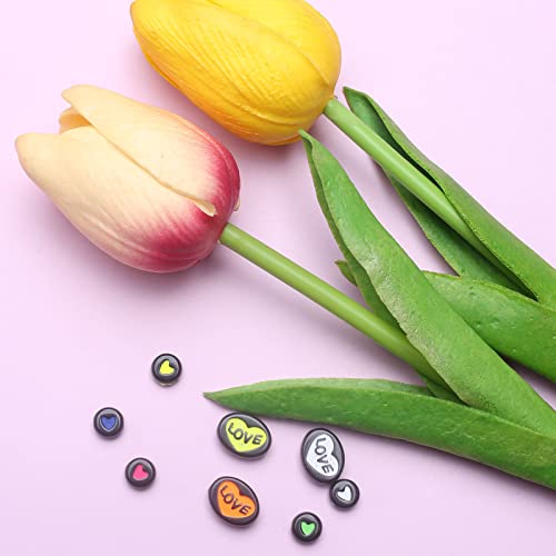 Kralen voor Strijkende Hart Kralen Sterrenkralen Bloem Maan Kralen Kleurrijke Arcryl Kralen voor DIY sieraden armbanden ketting sleutelhangers (B) 3