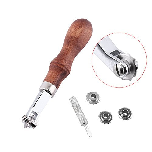 1Pc Leathercraft Spacer Embossing System Set lederen naaien Design Tool Stempelen & Punching 5