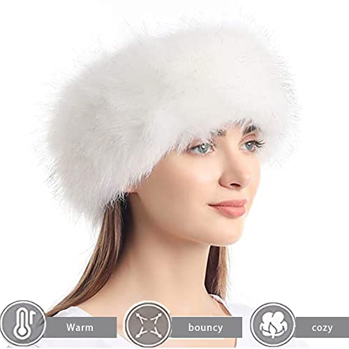 Faux Fur hoofdband Fox Fur hoofdband Haar accessoires Oorwarmer Fluffy hoofdband Vrouwen Outdoor Warm Ski hoofdband 3