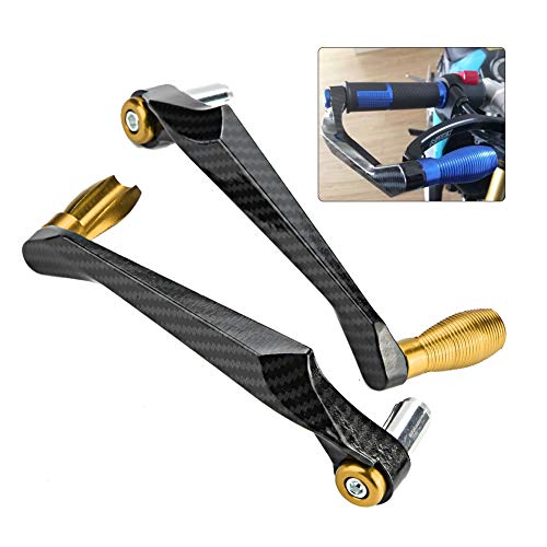 Qii Lu Universal 7/8 in 22mm CNC Aluminium handgreep Remmen Clutch Lever Handbescherming Protecto Stuurrem Bescherming Standaard geel 4