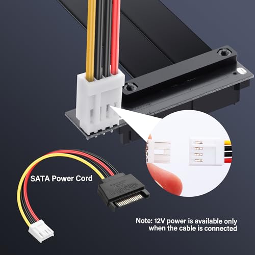 PCIe 3.0 X4 tot U.2 SFF-8639 Extension Cable - PCIe 4X Man tot U.2 NVMe SSD Riser Cable (20cm, 90 graden) 5