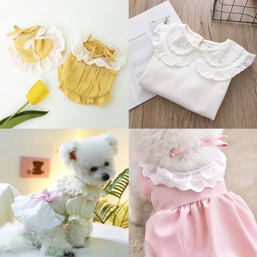 2 Yard 11cm Borduurwerk Cotton Lace Ribbon Lace Board Vintage Decoratieve Band Edges Lace Ribbons Kant stof Kant randen voor DIY ambachten Naaien bruiloft decoratie ambachtelijke decoratie, wijn rood 3