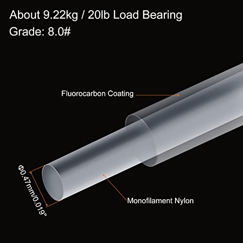 Nylon Vislijn Monofilament draad fluorkoolstof gecoat voor DIY-Ambacht 3