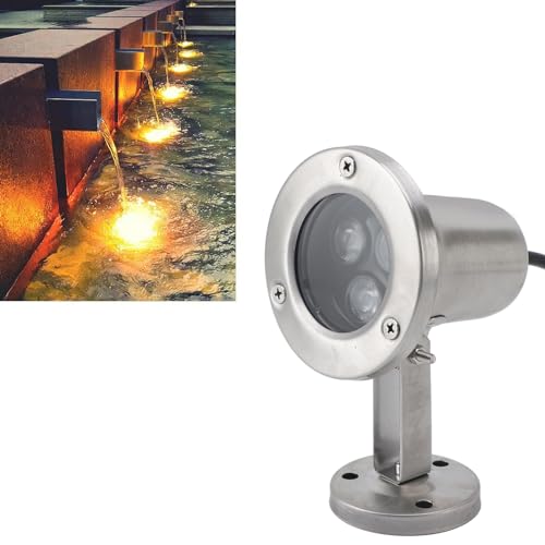 Waterdichte LED Dip spot voor fontein zwembad onderwater sfeer (Warm Wit) 5
